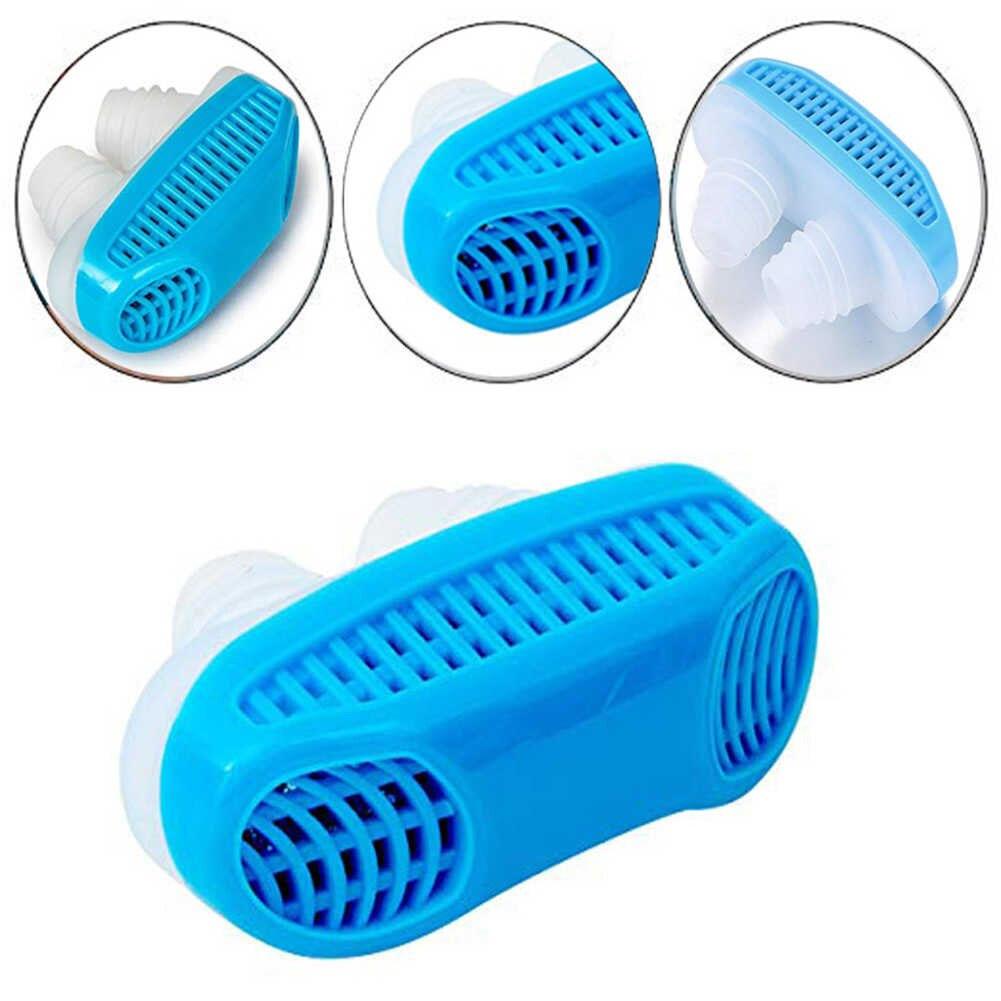 2-in-1 Anti-Snoring Nose Clip with Air Purifier for Better Sleep