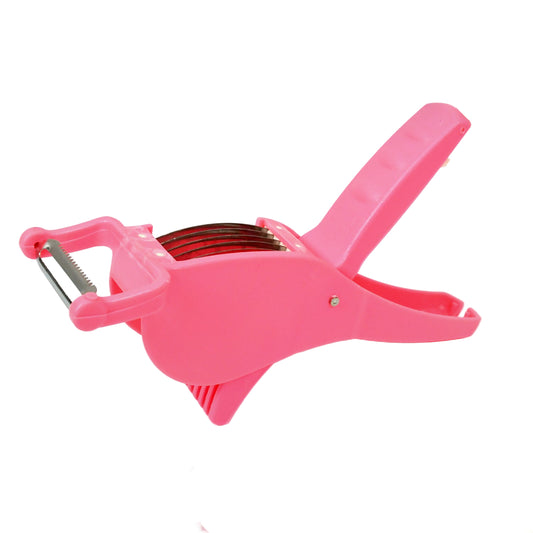 2-in-1 Vegetable & Fruit Multi Cutter with 5 Blades and Peeler - BuyItOnline