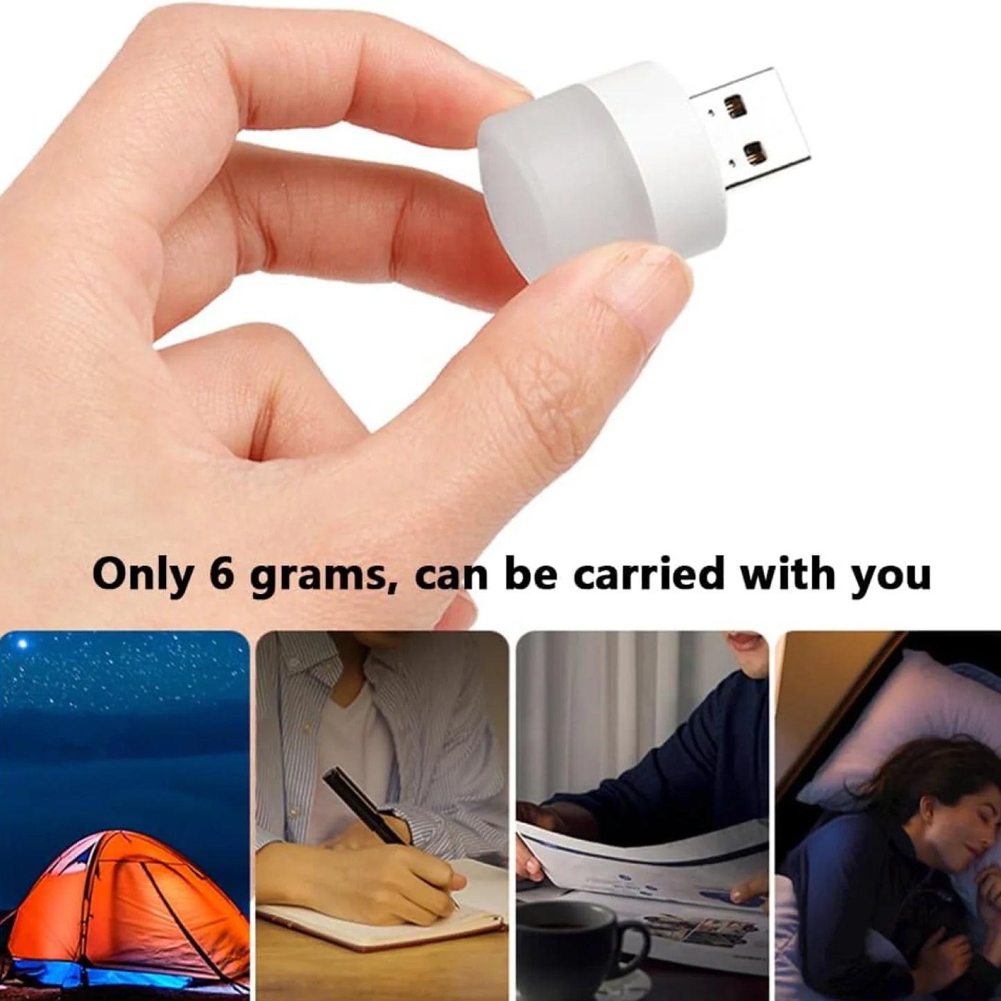 USB LED Night Light Mini Portable Lamp for PC & Laptop