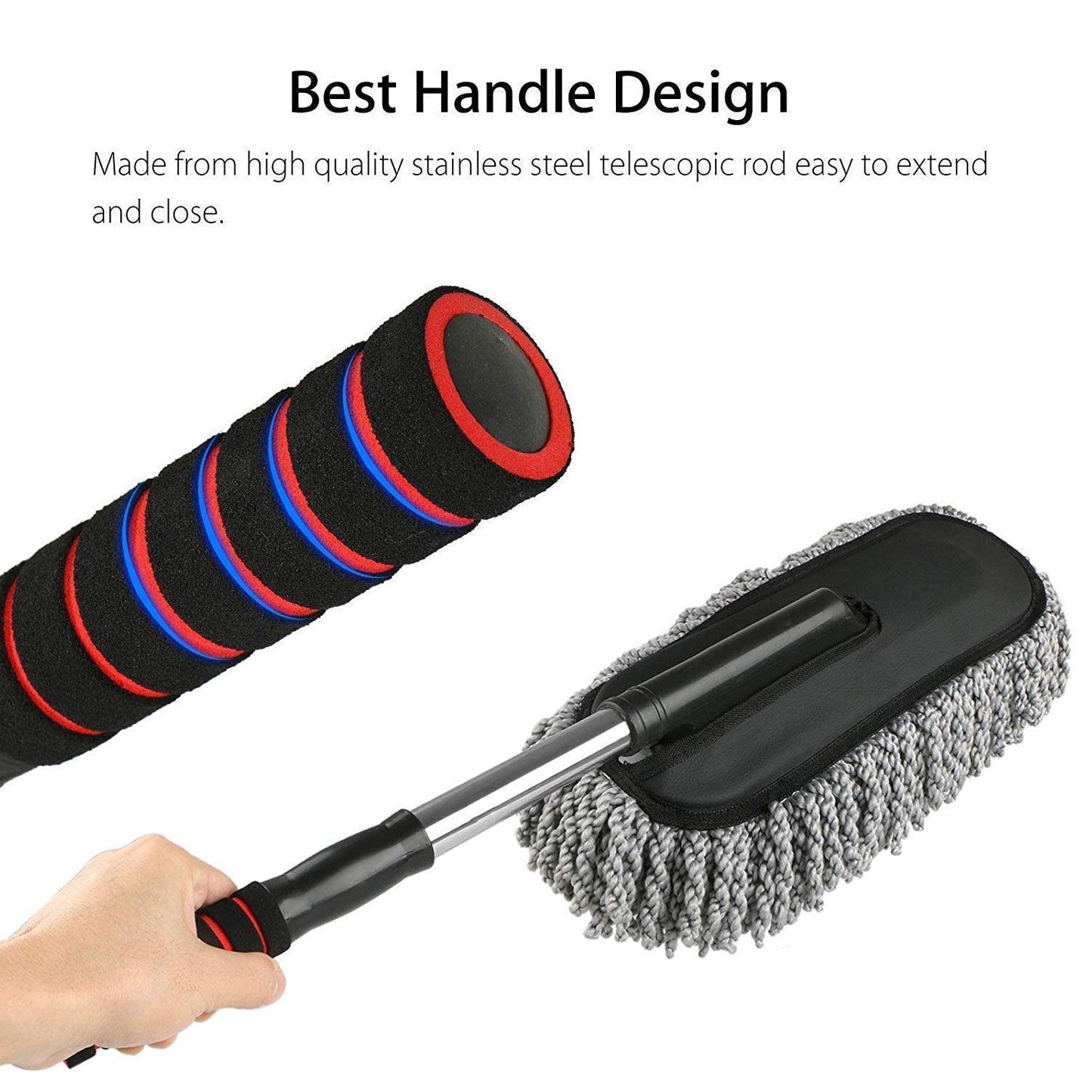 Car Dust Brush Gentle And Efficient Cleaning Tool For Interior And Exterior (1 Pc) Wukusy