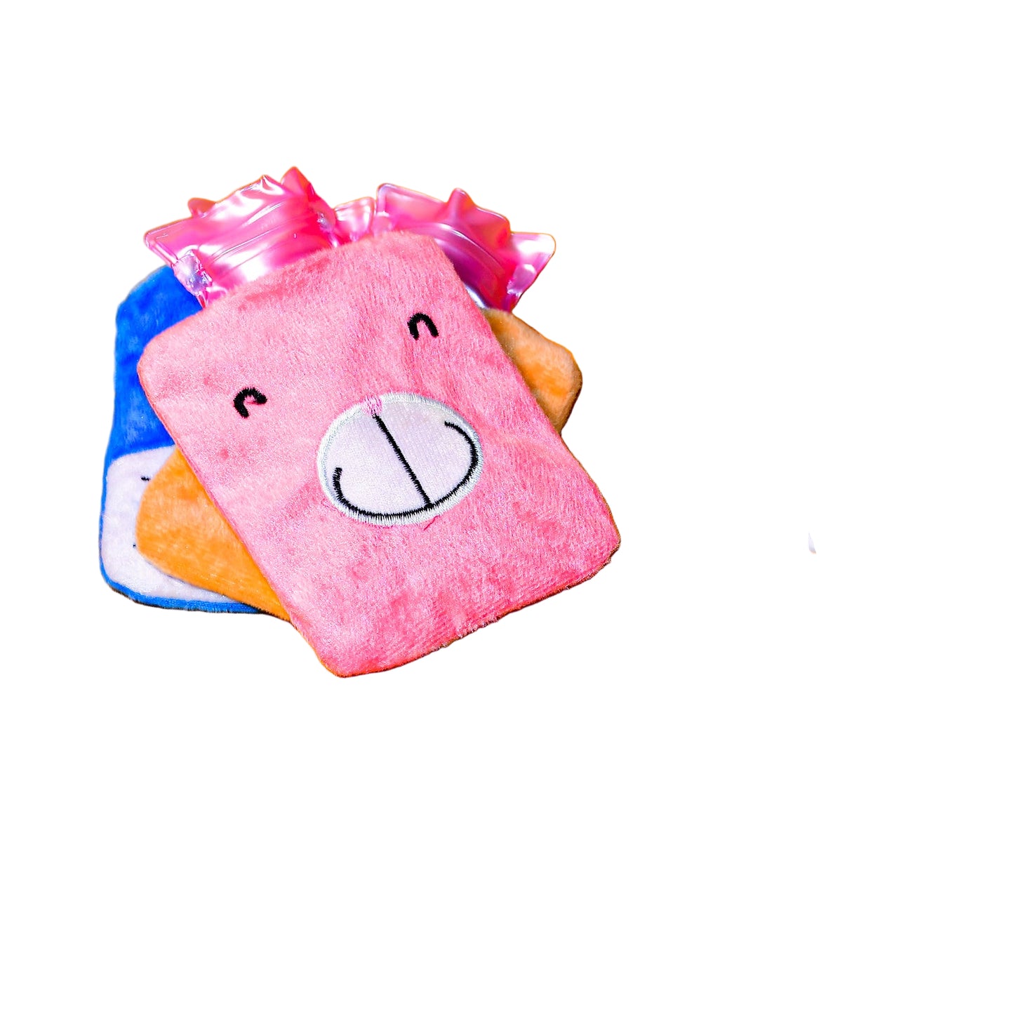 Small Pink Hot Water Bag with Soft Cover