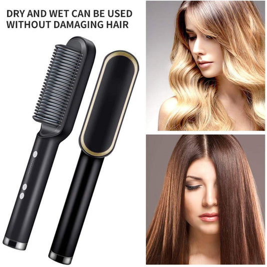 HQT-909B Hair Straightener Brush - BuyItOnline
