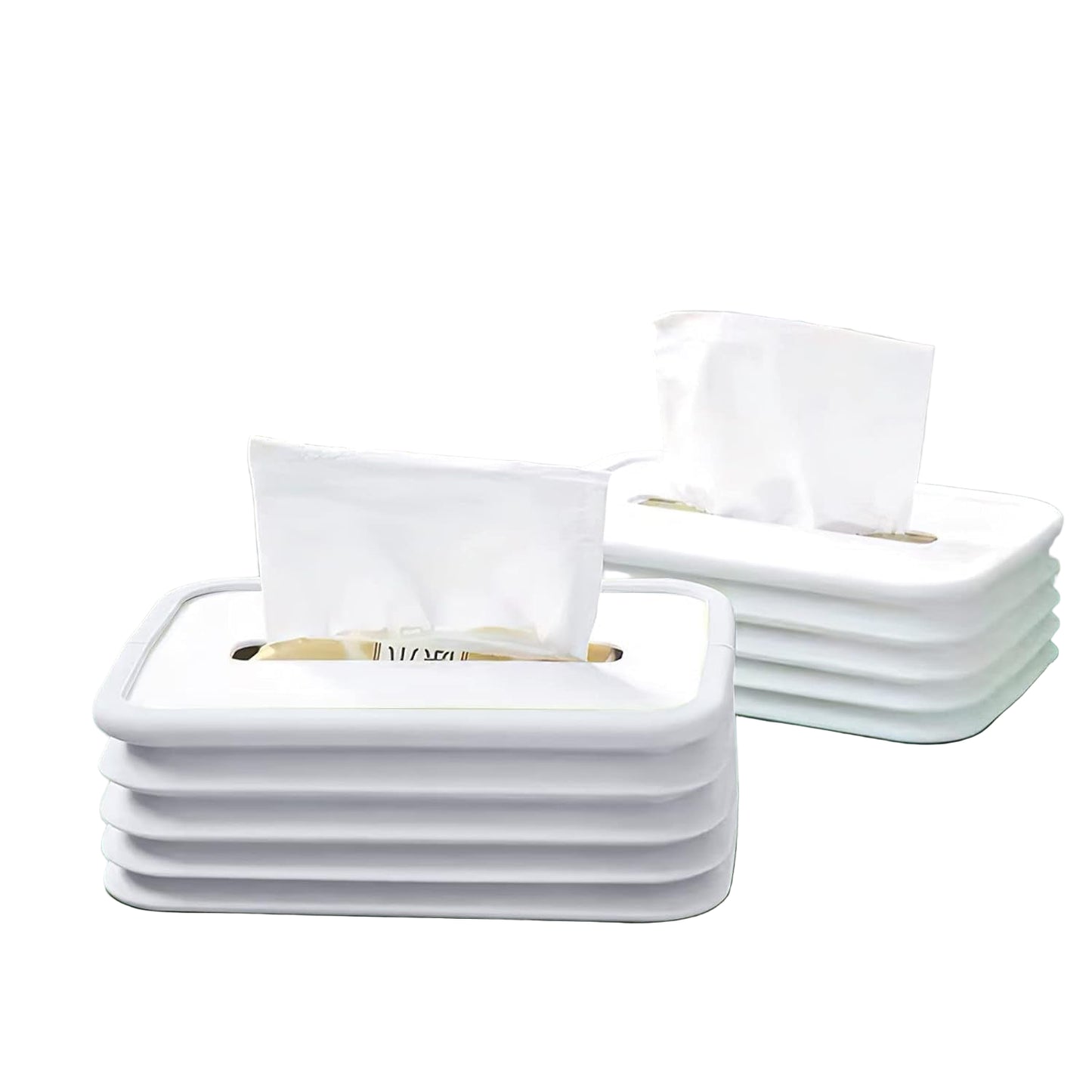 Tissues Holder Silicone Simple Tissue Box Tissues Cylinder Tissues Cube Box Tissue Holder For Bathroom Office Car Bedroom For Bathroom Room Office Car