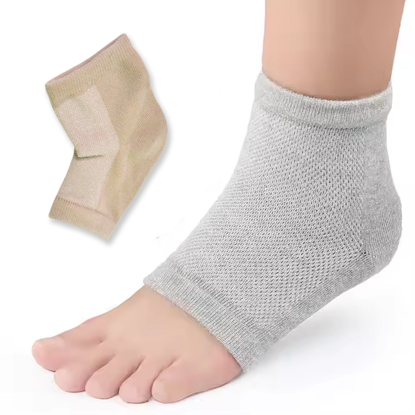 Heel Socks Overnight Heels While You Sleep (1 Pair Mix Color) Wukusy