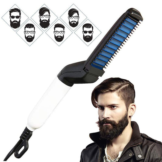 Men’s Curling & Straightening Comb Wukusy