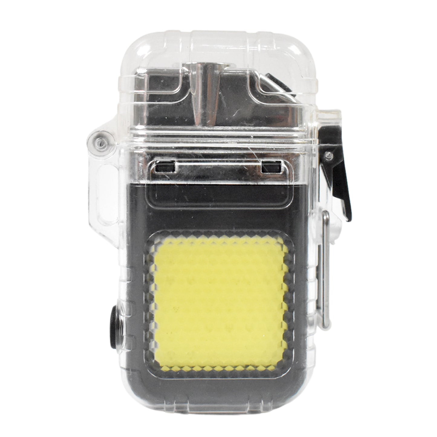 Usb Rechargeable Electric Lighter 3 Modes Cob Flashlight (1 Pc) Wukusy