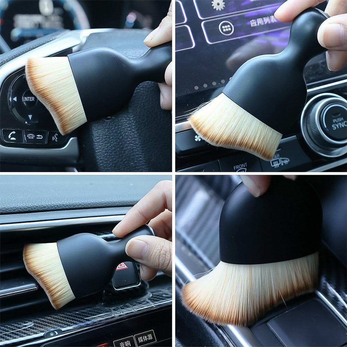 Mini Car Interior Cleaning Soft Brush(1 Pc)