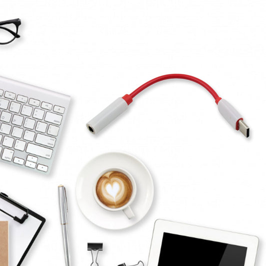 USB Type-C To Headphone Jack Audio Connector Wukusy