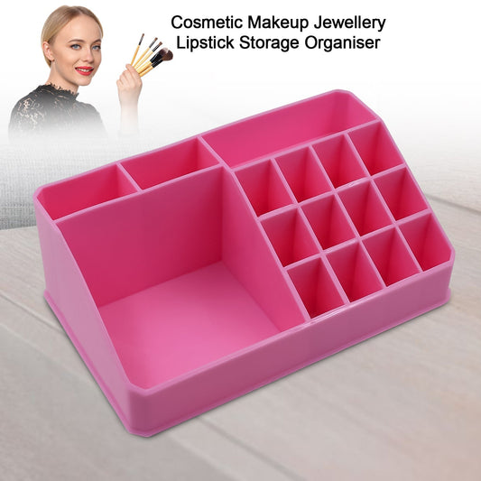 Makeup Organiser Cosmetic Makeup Lipstick Storage Box With Drawer Plastic Case Holder Skin Care Products (1 Pc) Wukusy