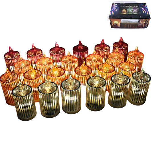 Decorative Flameless LED Candle Light Set.