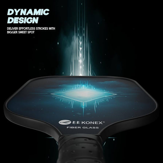 Konex Professional Fiberglass Pickleball Paddle With Cushion Grip Handle Wukusy