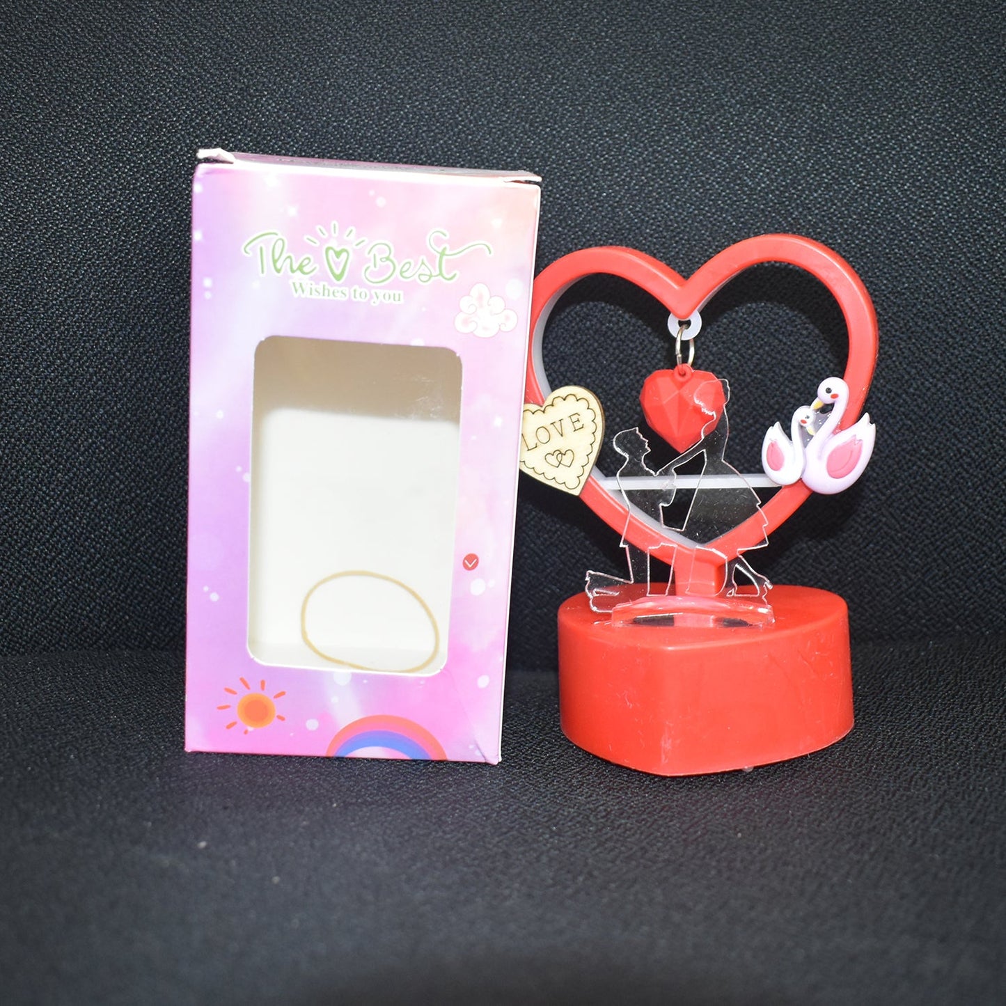 Heart-shaped Decorative Love Showpiece (1 Pc) Wukusy
