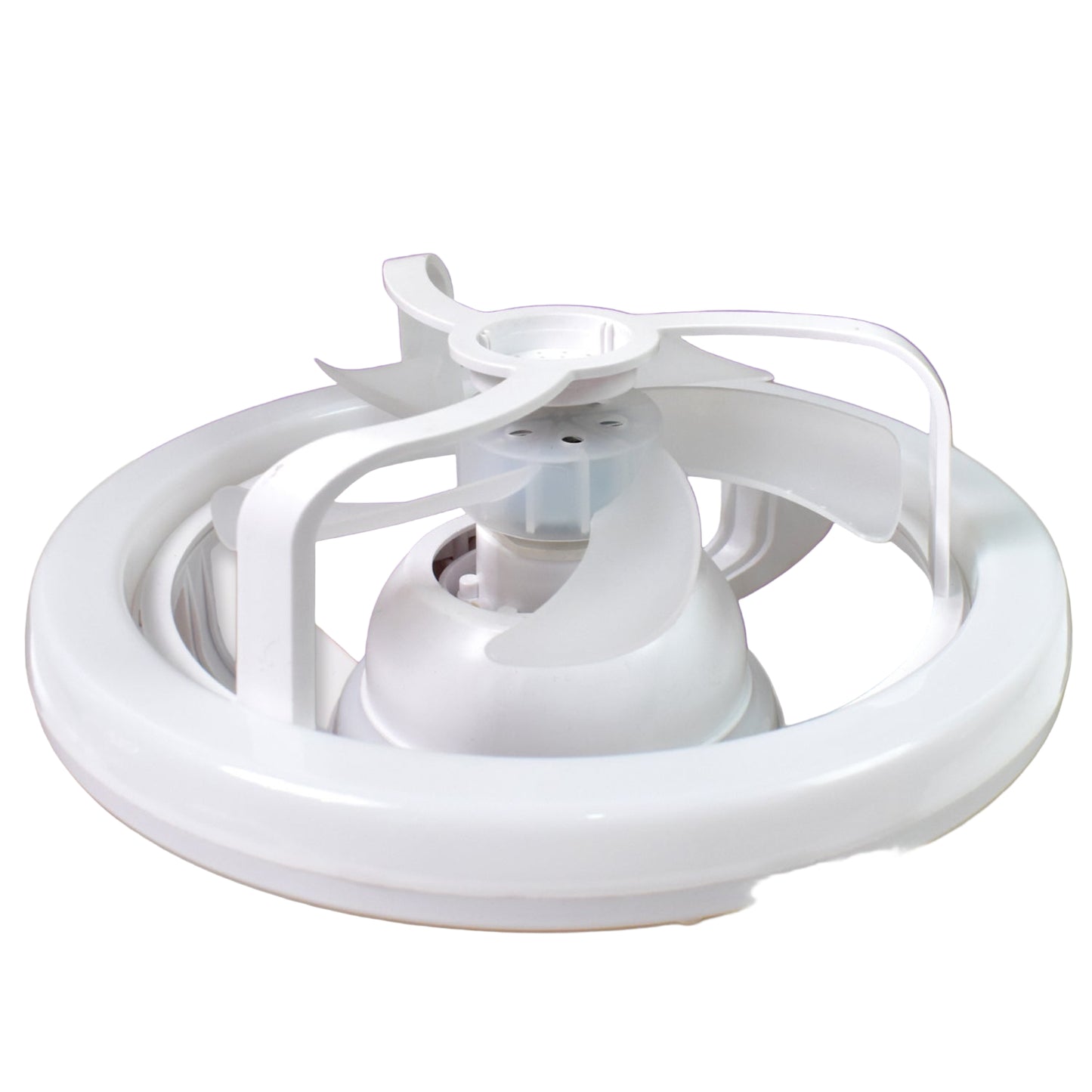 360° Rotation Smart Ceiling Fan with LED Light & Remote Control – Quiet 3-Speed Fan with Adjustable Color Temperature for Home, Apartment, Study Room, Dorm