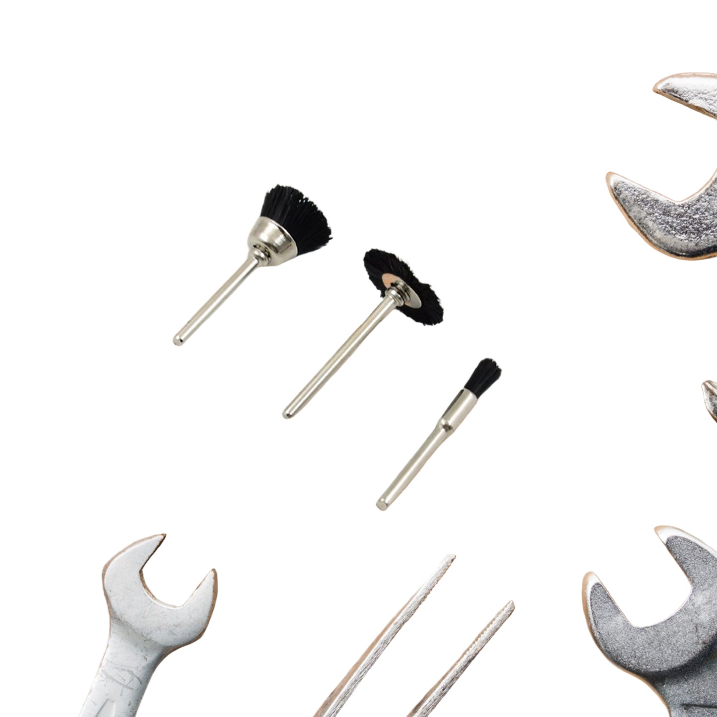 Brass Wire Wheels 3 Pcs Brass Wire Wheels Rust Removal Tool