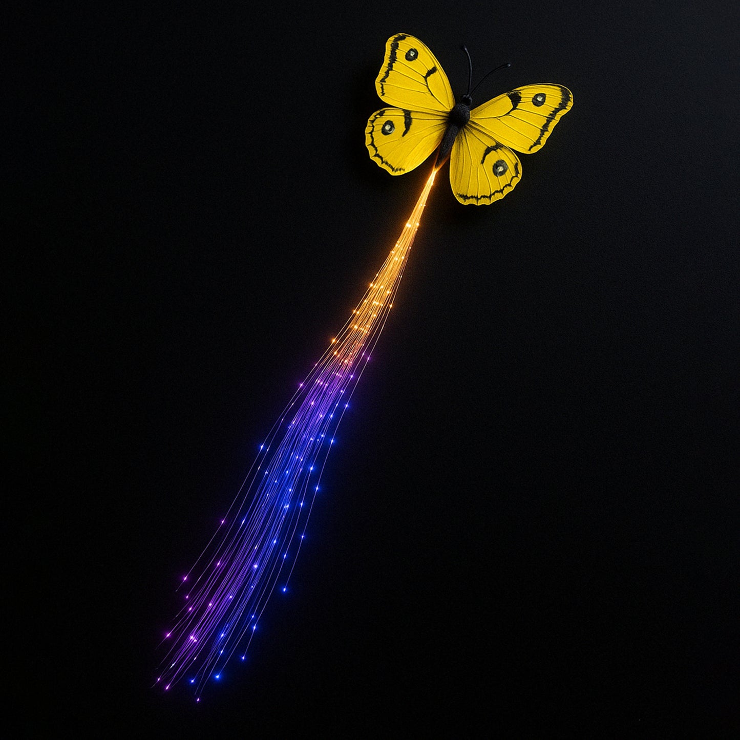 Led Butterfly Hair Braid Clip