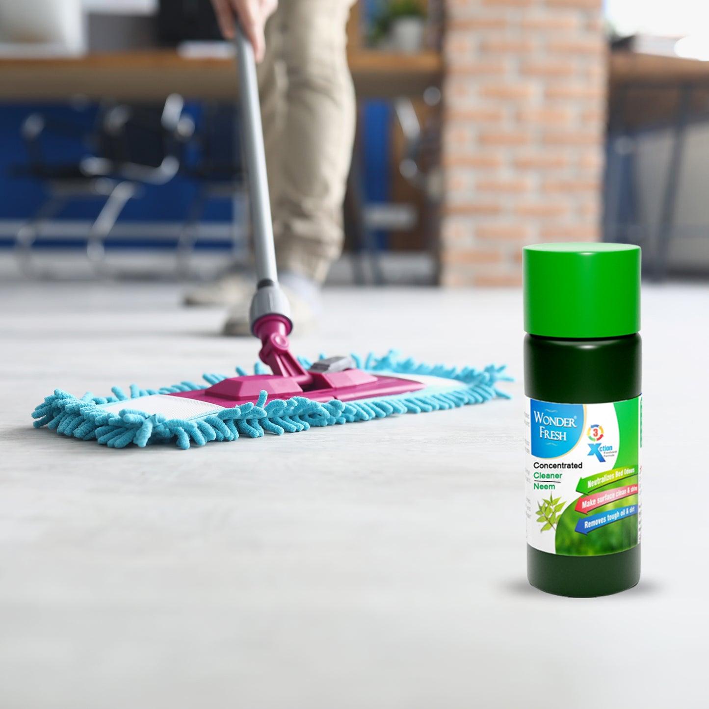6288 Mop Floor Surface Cleaner Liquid - Disinfectant Insect Repellent Wukusy