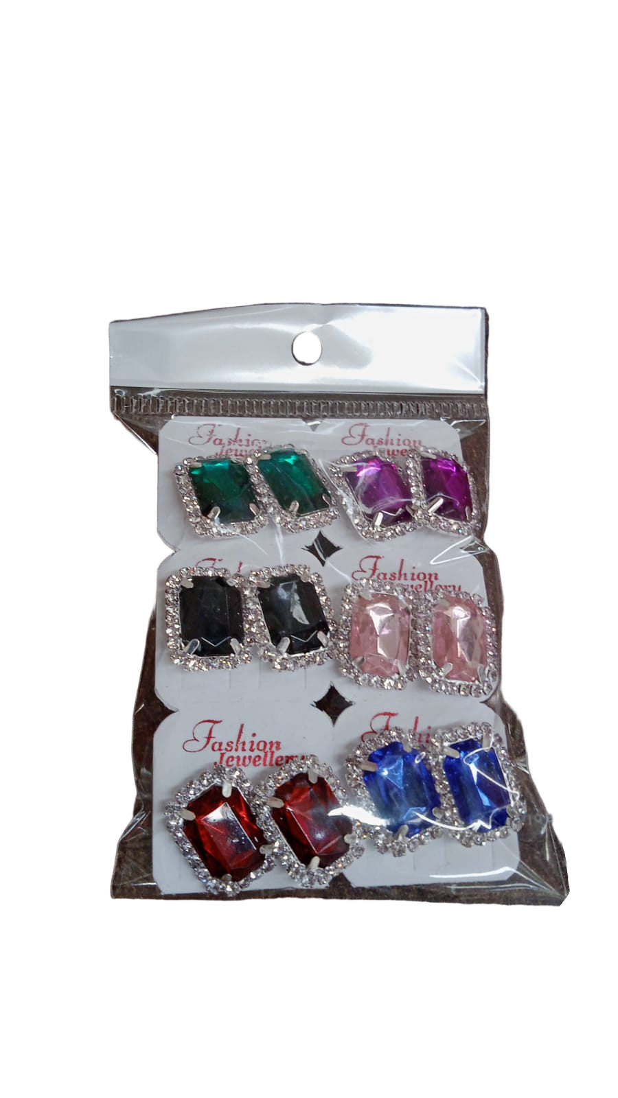 Interchangeable Diamond Triangle Earrings