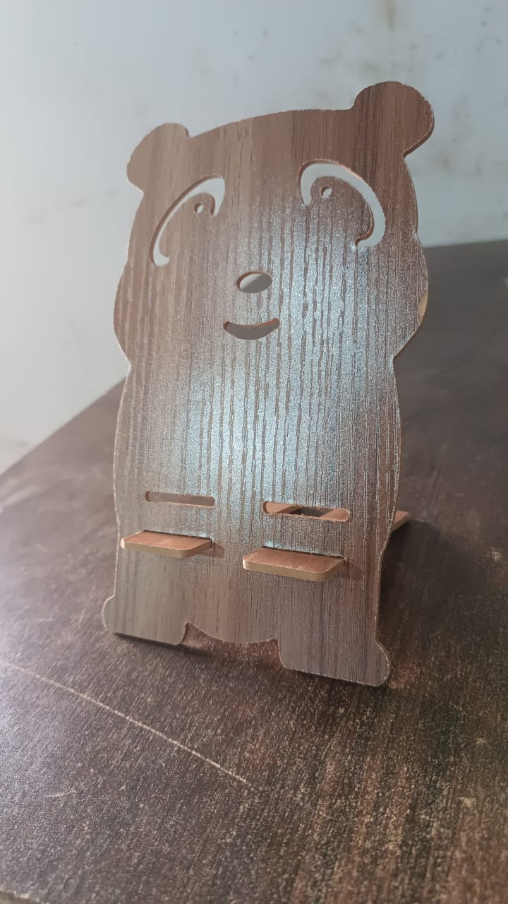 BearBuddy™ Wooden Cartoon Phone Stand