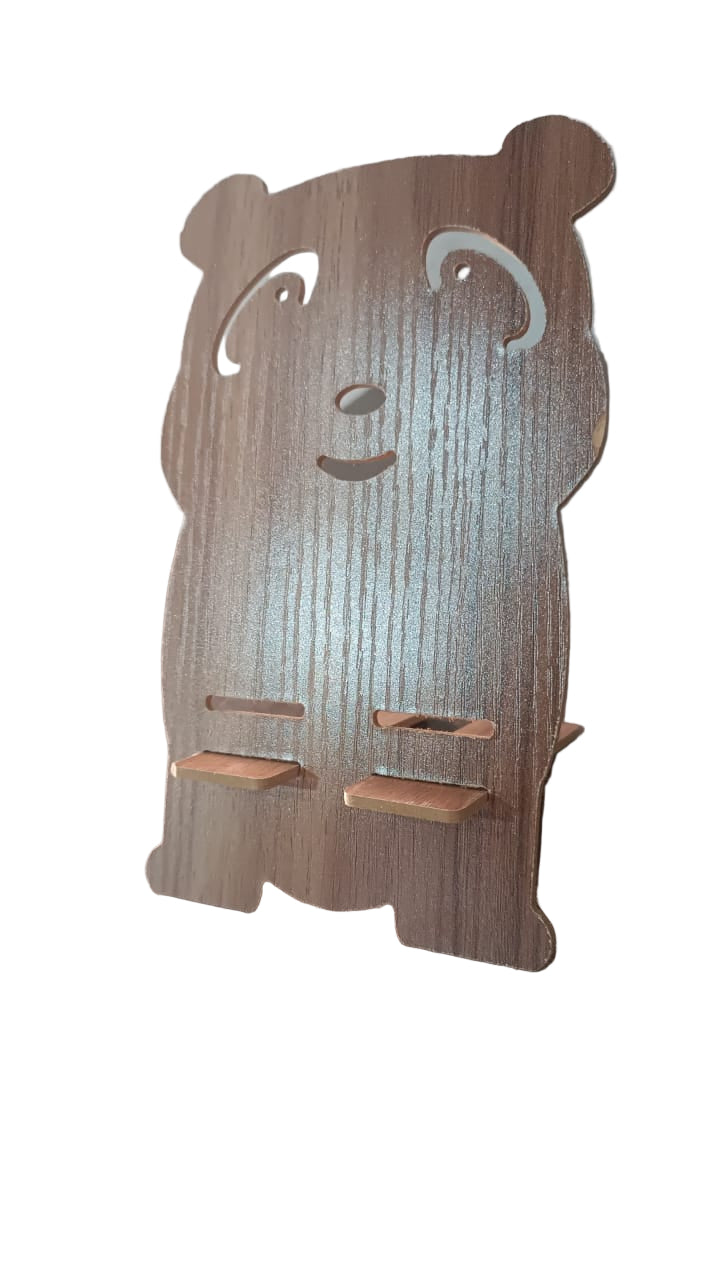 BearBuddy™ Wooden Cartoon Phone Stand Wukusy