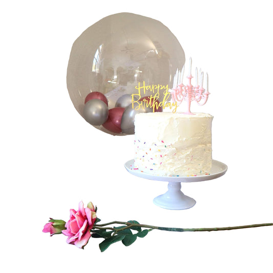 Luxury Birthday Cake Candles with Stand.