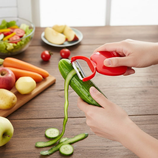 Apple Shaped Folding Vegetable & Fruit Peeler Wukusy