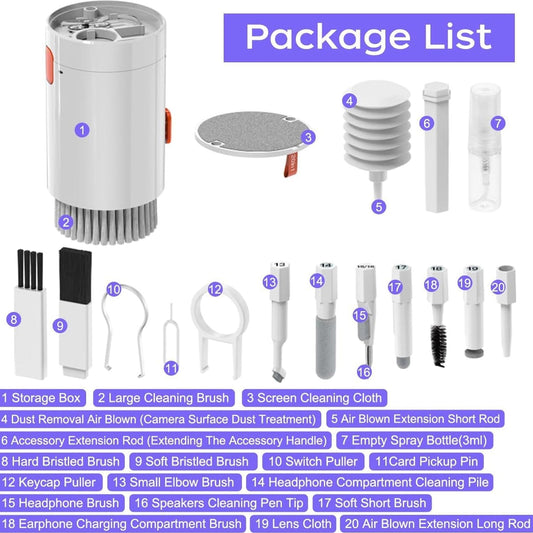 Cleaner Kit 20-in-1 Wukusy