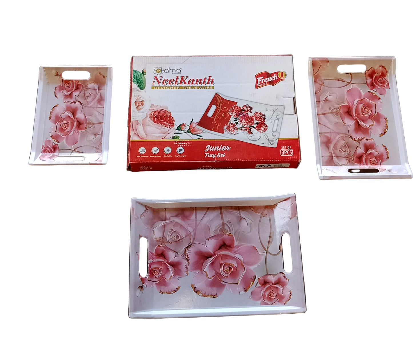 Plastic Serving Tray Set - BuyItOnline