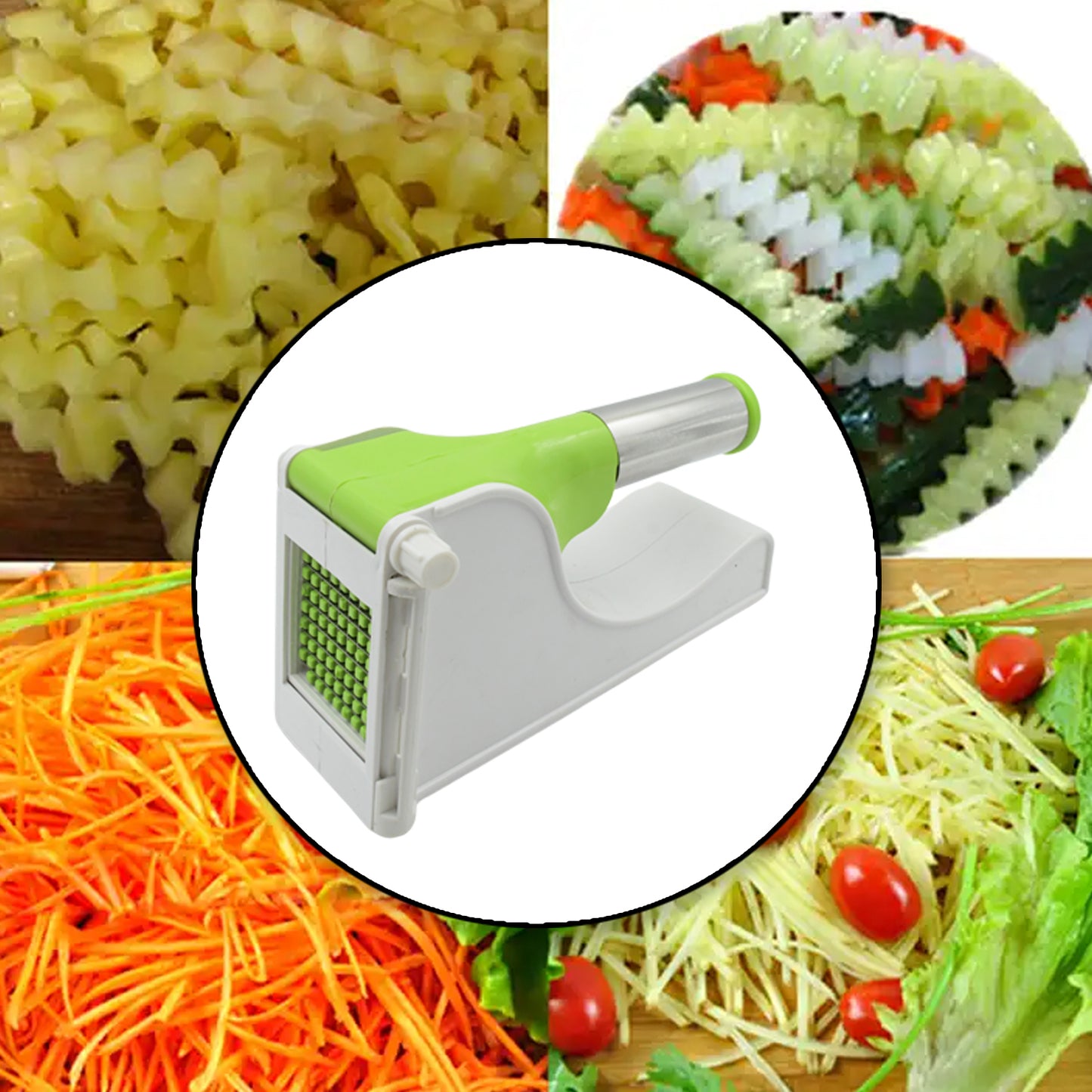 French Fry Chipper With Container