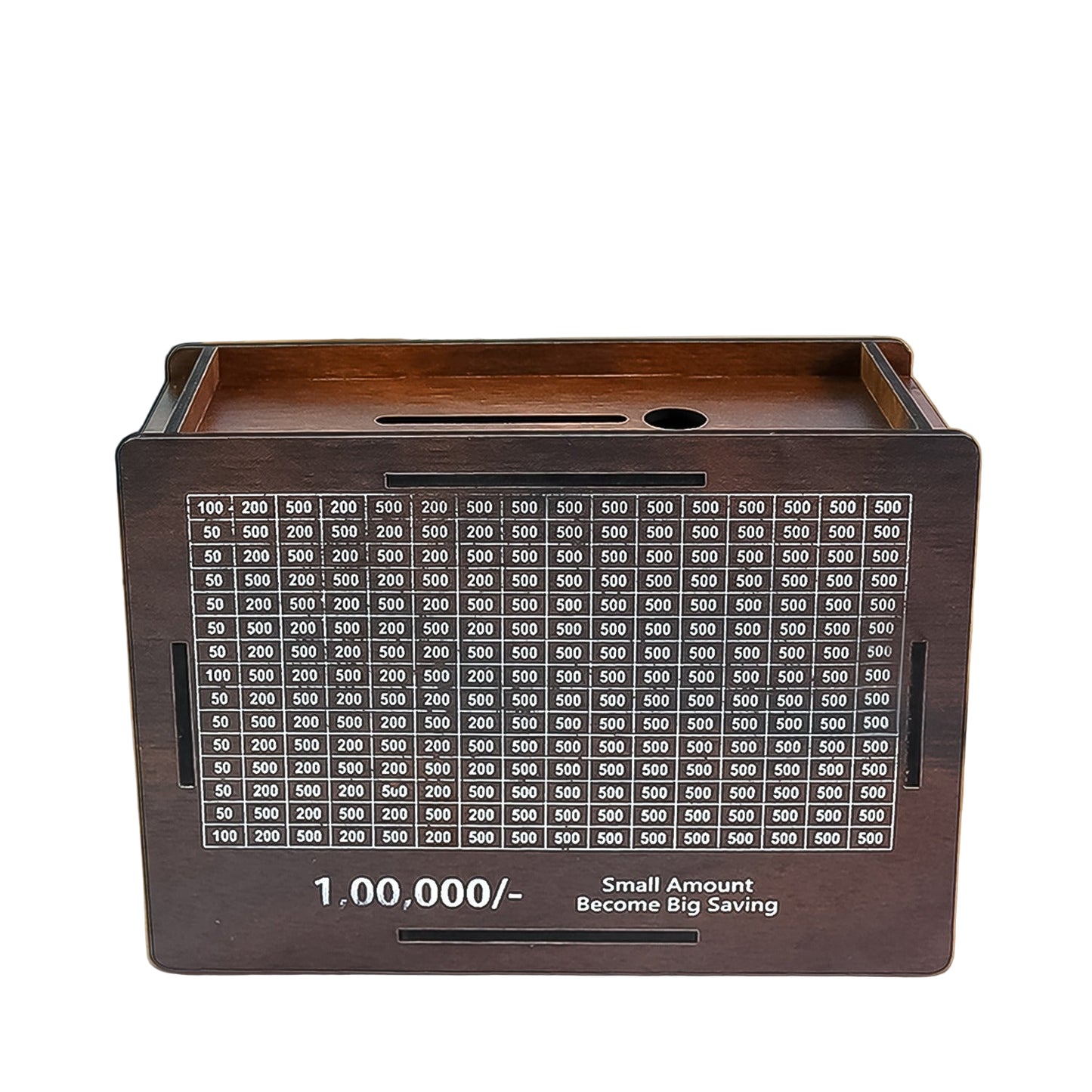 Wooden Money Piggy Bank Money Box (1 Pc 4 Sketch Pen)