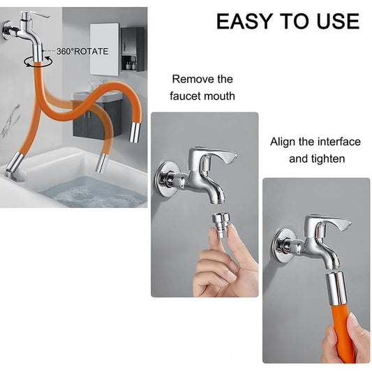 Flexible Water Tap Extender – Universal 360° - BuyItOnline