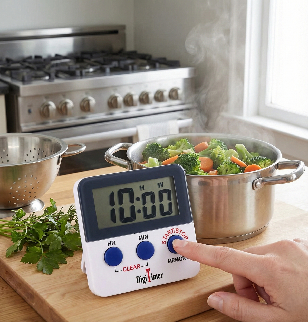 Digital Kitchen Timer with Alarm & Magnetic Stand
