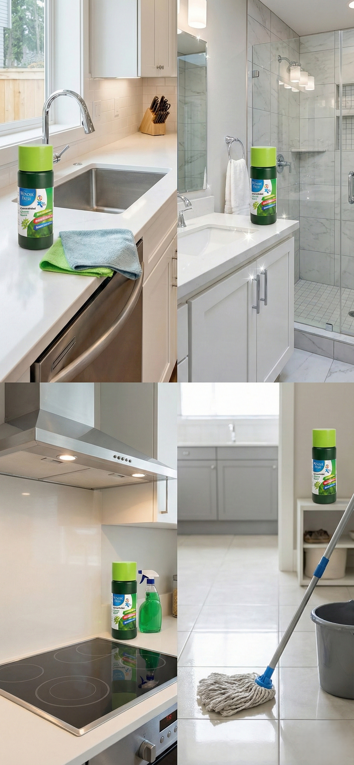 Disinfectant Mop Floor Cleaner Liquid with Insect Repellent Wukusy