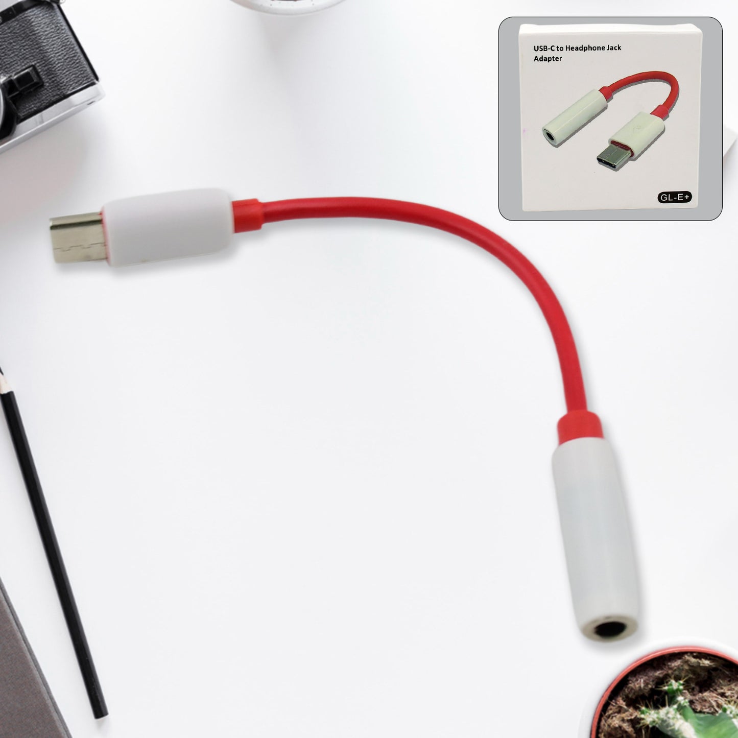 USB Type-C To Headphone Jack Audio Connector
