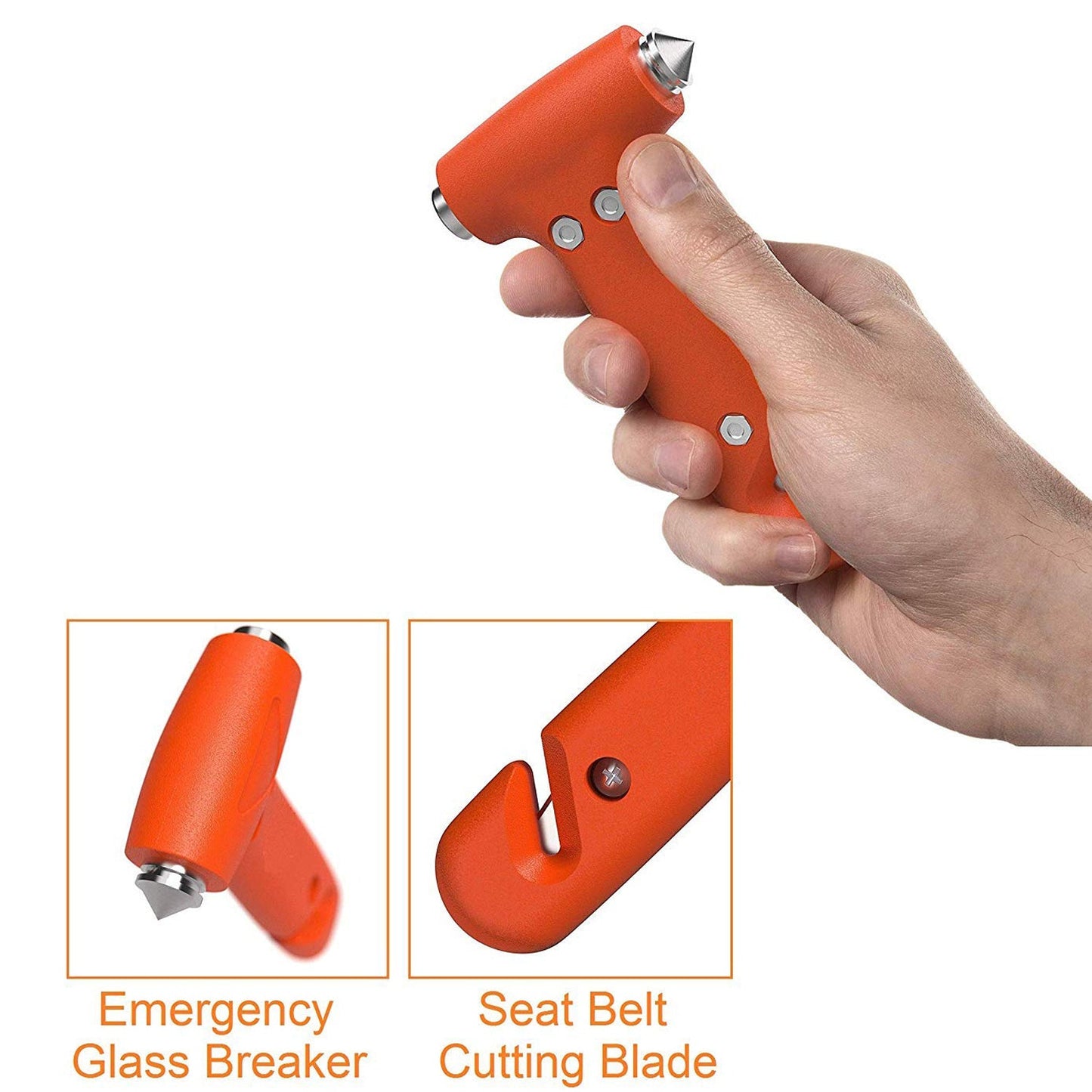 Emergency Window Breaker & Seatbelt Cutter Wukusy
