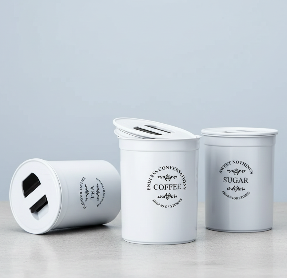 Airtight Tea Sugar Coffee Containers