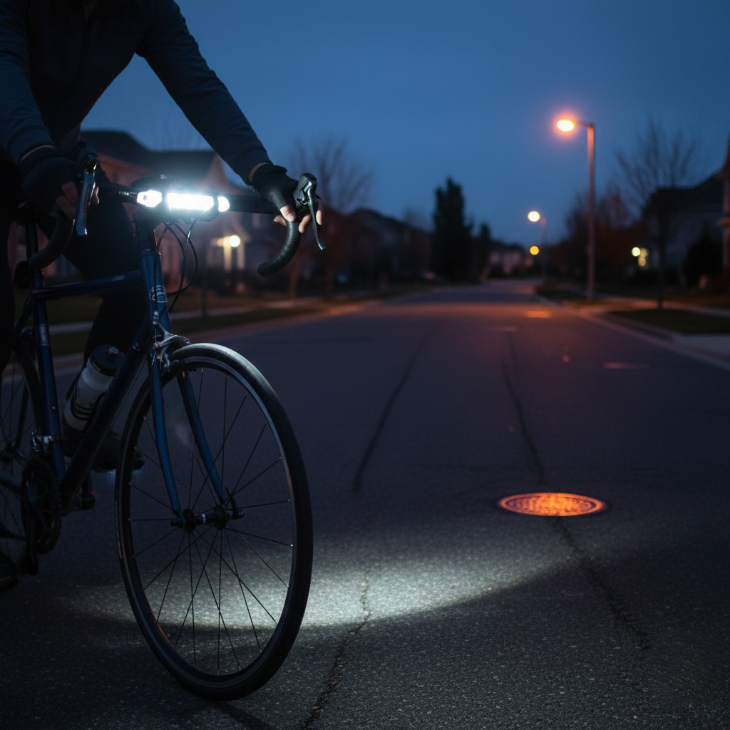 Rechargeable Bicycle Front LED Light