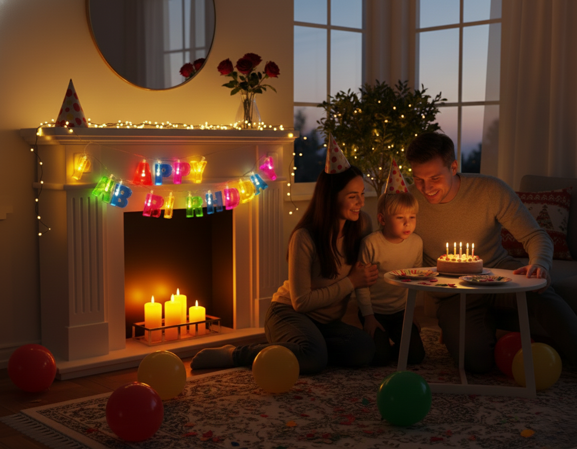 Happy Birthday LED Lights