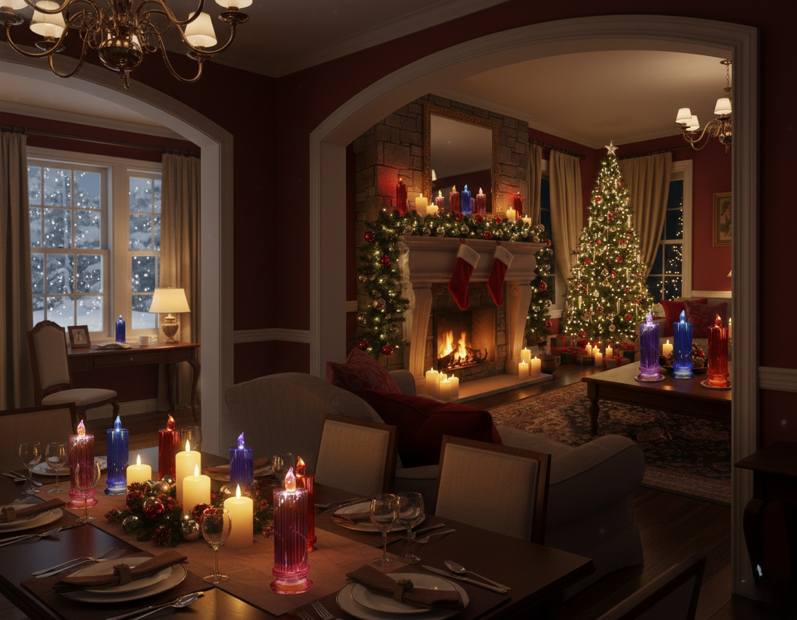 Big Crystal Decorative Candles Wukusy