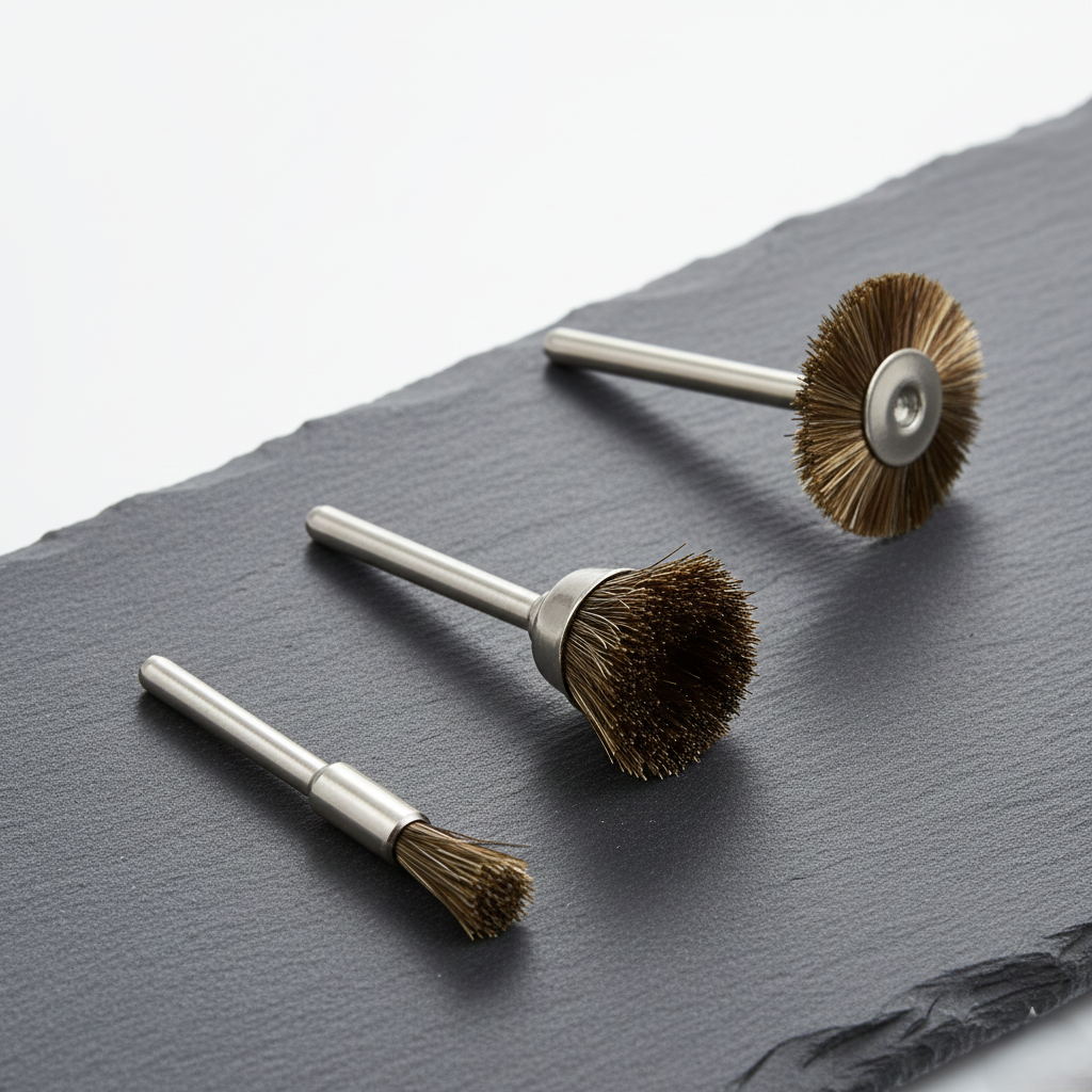 3 Piece Brass Wire Wheel Set