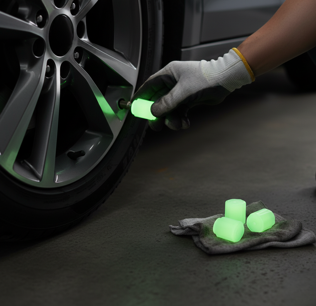 Luminous Tire Valve Caps