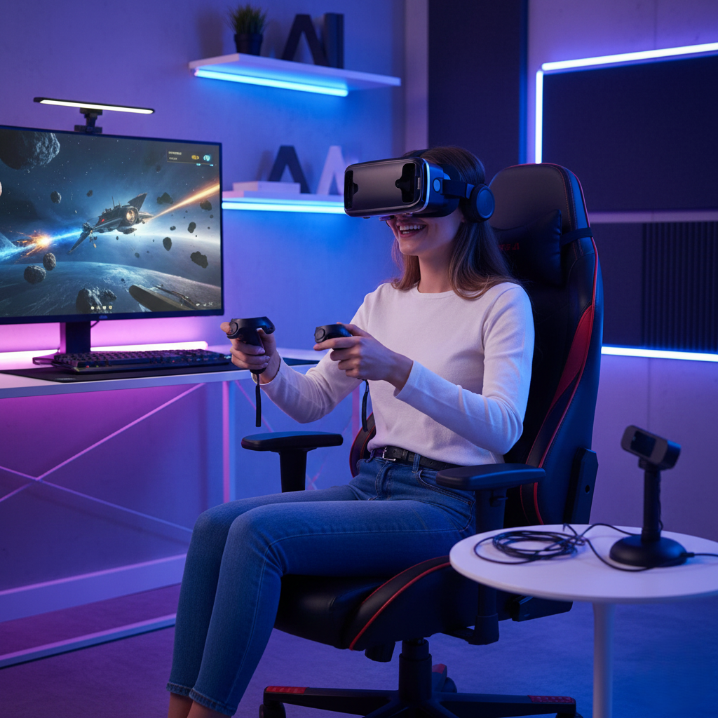 3D HD VR Glasses - Virtual Reality Headset with Headphones