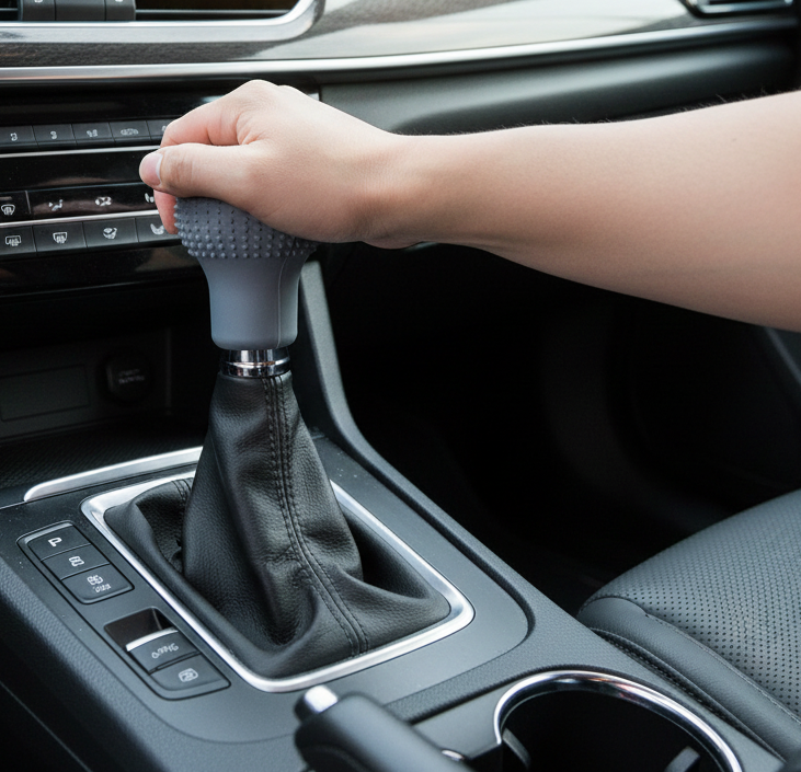 Universal Anti-Scratch Silicone Gear Shift Knob Cover