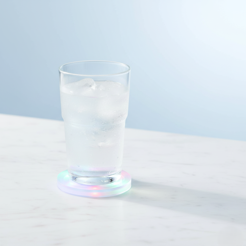 Colorful LED Drink Coaster