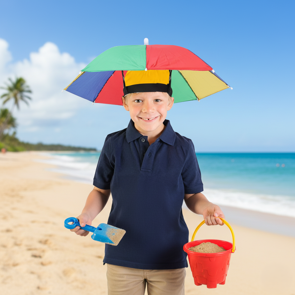 Hands Free Umbrella Hat