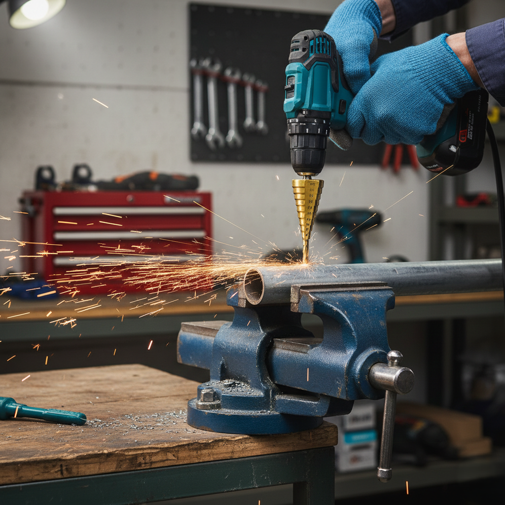 Piece Titanium Coated HSS Step Drill