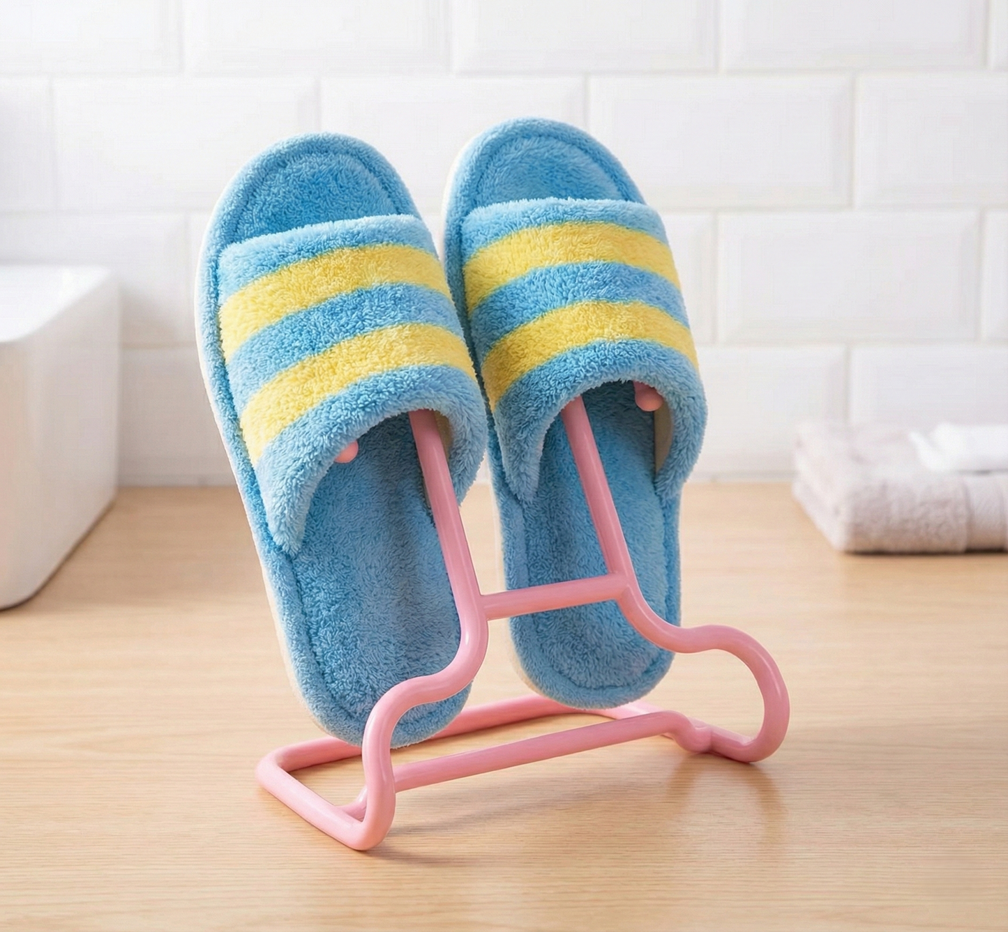 Multi-function Shelf Drying Rack & Shoe Hanger(1 Pc)