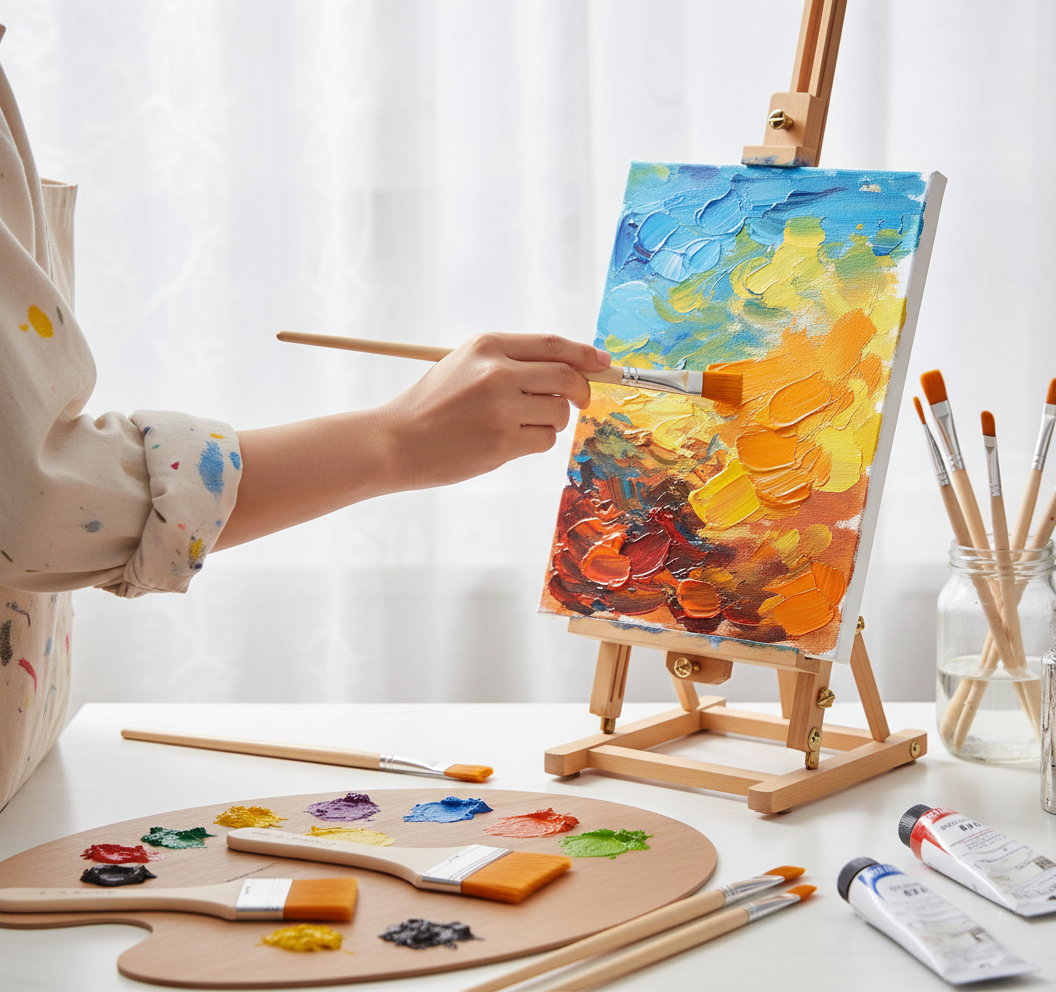 Artistic Flat Painting Brush Set