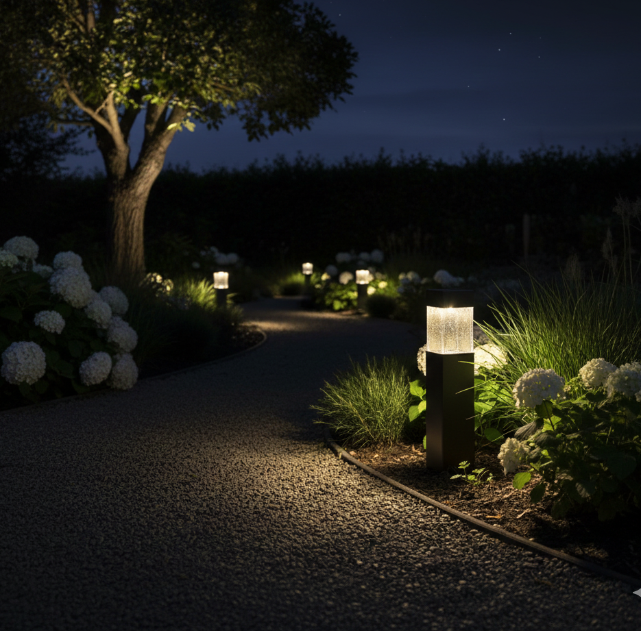 Big Garden Solar Light Outdoor Garden Park Driveway Light (1 Pc)