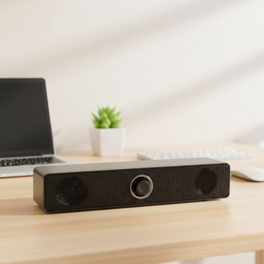 Desktop Computer Speaker Wired Plug And Play Usb Powered Speaker (1 Pc)