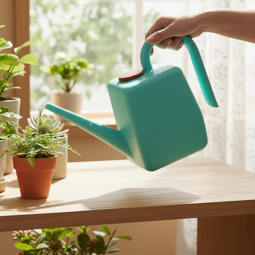 2L Heavy-Duty Plastic Watering Can